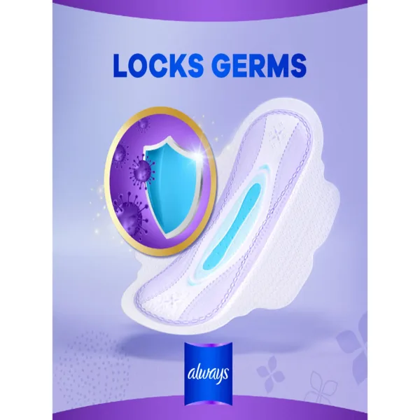 Always All in One Ultra Thin Night Sanitary Pads With Wings 6 pcs (4)