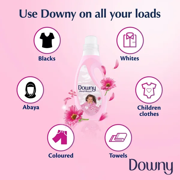 Downy Regular Fabric Softener Floral Breeze 2 Litre (4)