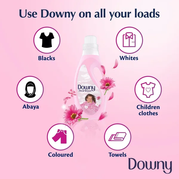 Downy Regular Fabric Softener Floral Breeze 3 Litre (4)
