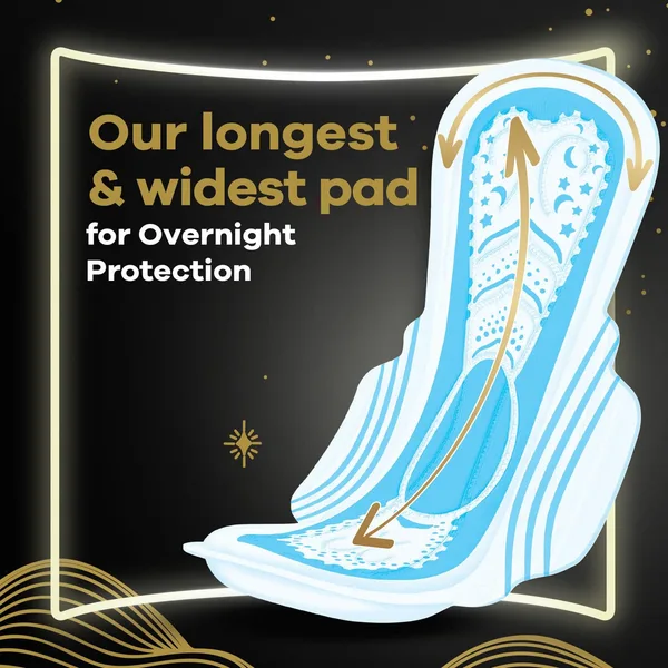 Always Night XXL Maxi Thick For Super Heavy Nights Sanitary Pads with Wings 7 pcs (4)