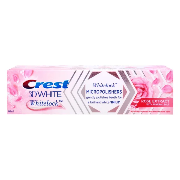 Crest 3D White Whitelock Micropolishers Rose Extract With Mineral Salt Toothpaste 88 ml (2)