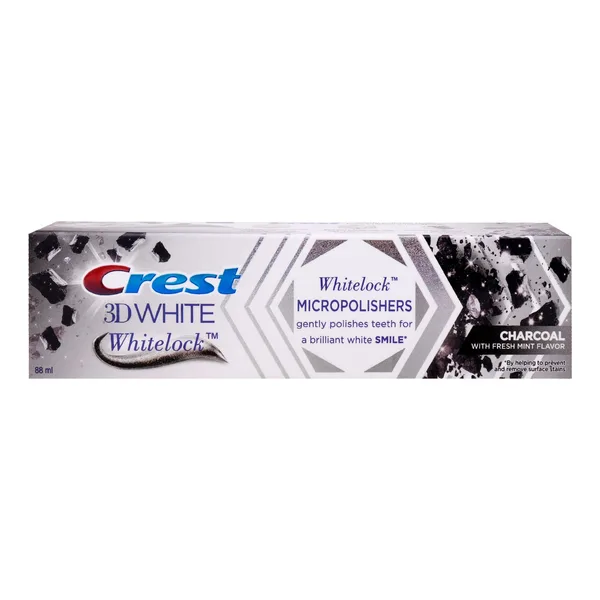 Crest 3D White Whitelock Micropolishers Charcoal With Fresh Mint Toothpaste 88 ml (2)
