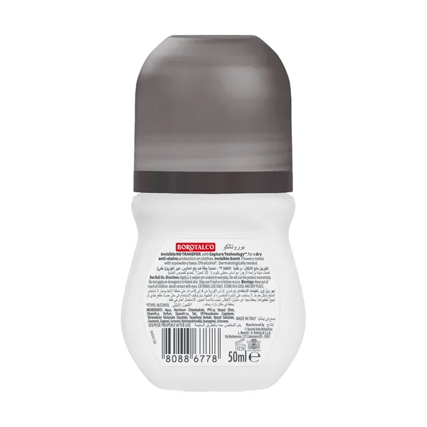 Borotalco 48h Anti-Stains Invisible Roll-On For Women 50 ml (2)