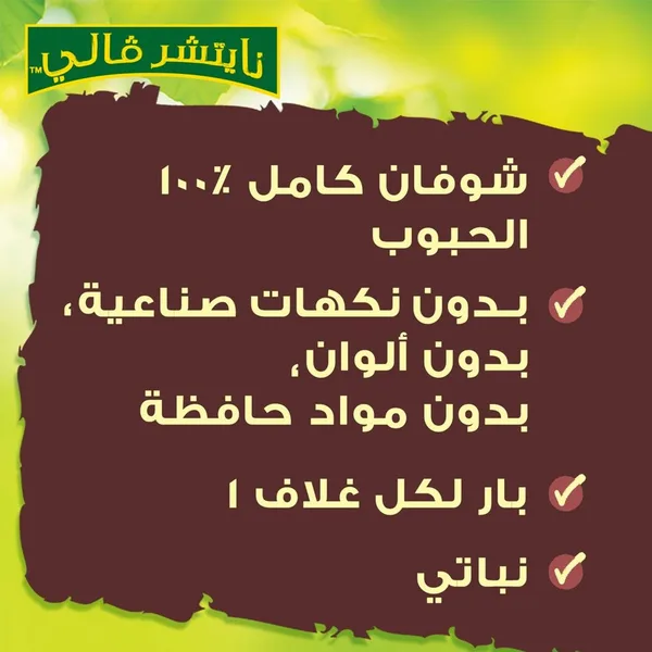 ناتيشر فالى حبوب شوفان كاملة الشكولاتة 21جم (3)