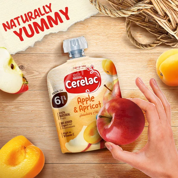 Nestle Cerelac Apple & Apricot Puree From 6 Months 90 g (4)