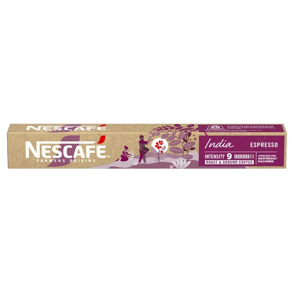Nescafe Farmers Origins India Espresso Intensity 9 Coffee Capsules 10 pcs 44 g (10)