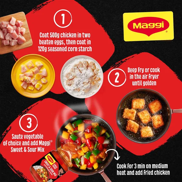 Maggi Chinese Cuisine Sweet & Sour Mix 355 g (6)