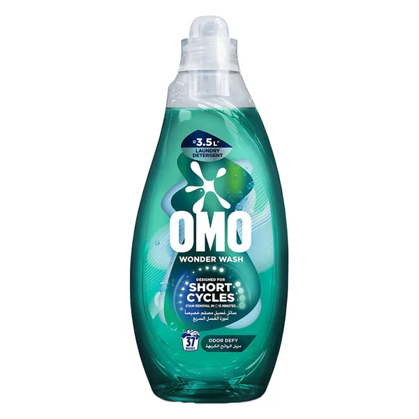 OMO Wonder Wash Liquid Laundry Detergent Odor Defy 1480 ml (2)