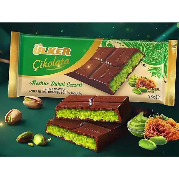 Ulker Dubai Pistachio Chocolate 93 g (2)