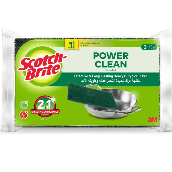 Scotch Brite Heavy Duty Scouring Pad 3 pcs (2)