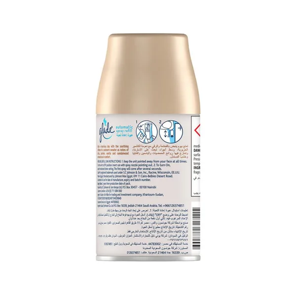 Glade Automatic Spray Refill Cashmere Woods Scent Air Freshener 269 ml (2)