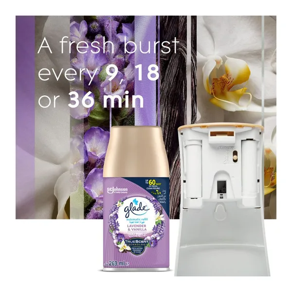 Glade Automatic Refill Lavender & Vanilla Air Freshener 269 ml (4)