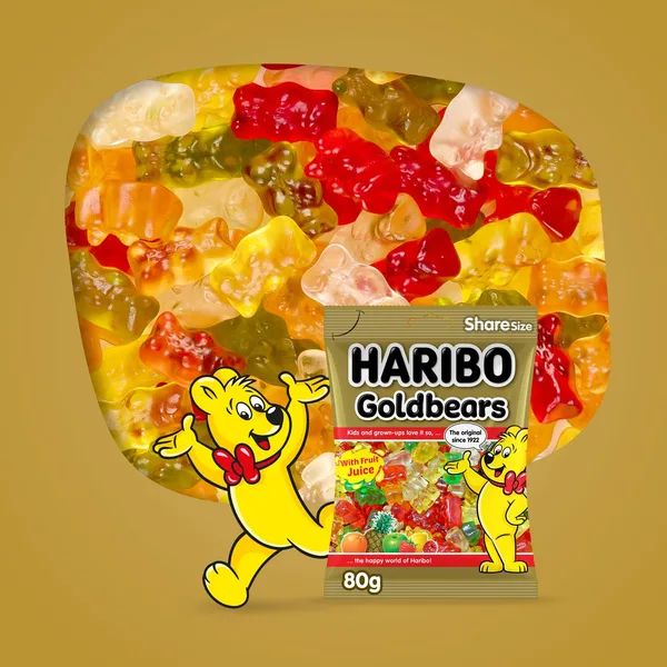 Haribo Goldbears Fruit Flavour Jelly Candy 80 g (2)