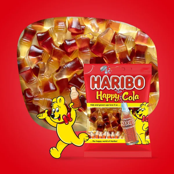 Haribo Happy Cola Gummy Candy 80 g (2)