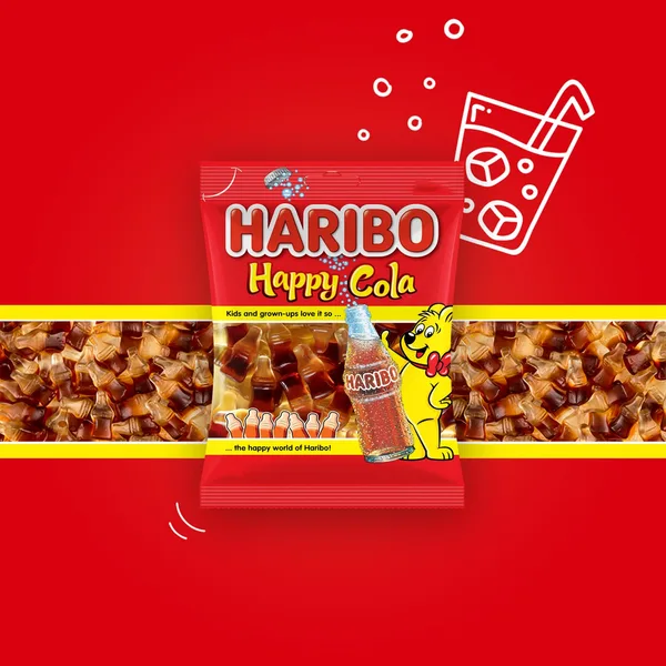 Haribo Happy Cola Gummy Candy 80 g (3)