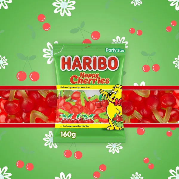 Haribo Happy Cherries Gummy Candy 160 g (3)