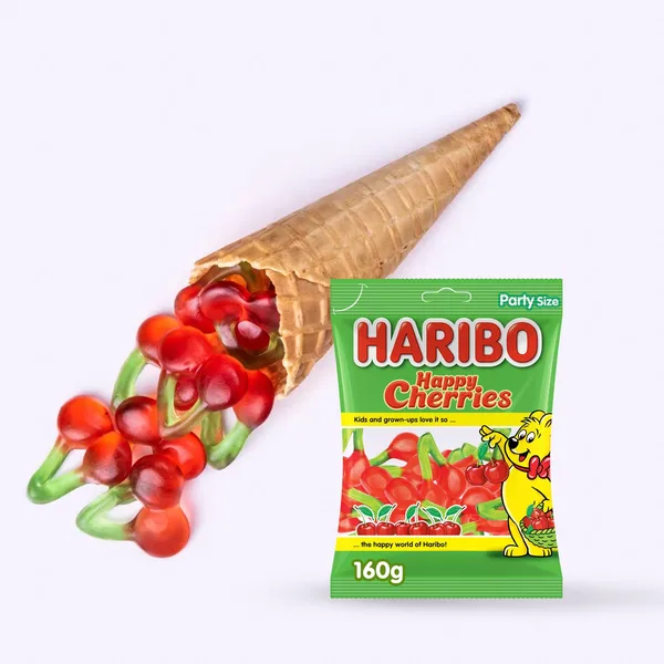 Haribo Happy Cherries Gummy Candy 160 g (5)