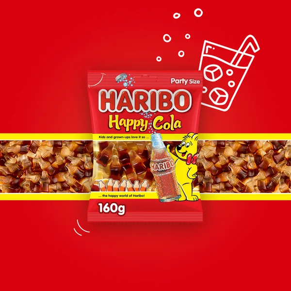 حلوى هابى كولا هاريبو 160جم (3)