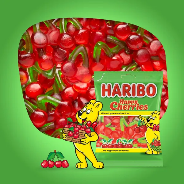 Haribo Happy Cherries Jelly Candy 80 g (2)