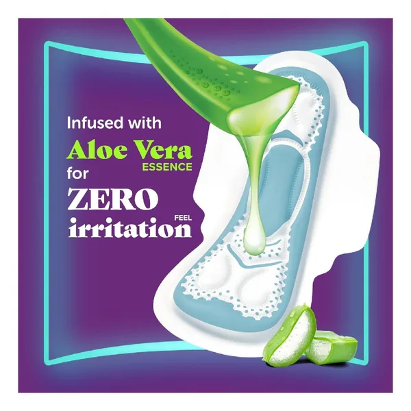 Always Aloe Cool Maxi Thick Sanitary Pads With Aloe Vera Essence XL for Heavy Days 24 pcs (5)