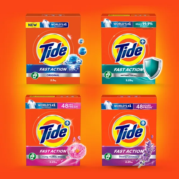 Tide Fast Action Downy Lavender Washing Powder Top Load 2.25 kg (6)