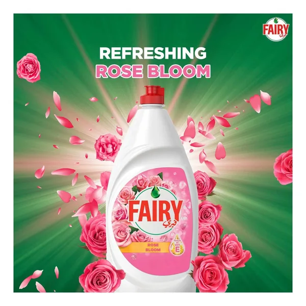 Fairy Rose Bloom Touch Of Vitamin E Dishwashing Liquid 800 ml (4)