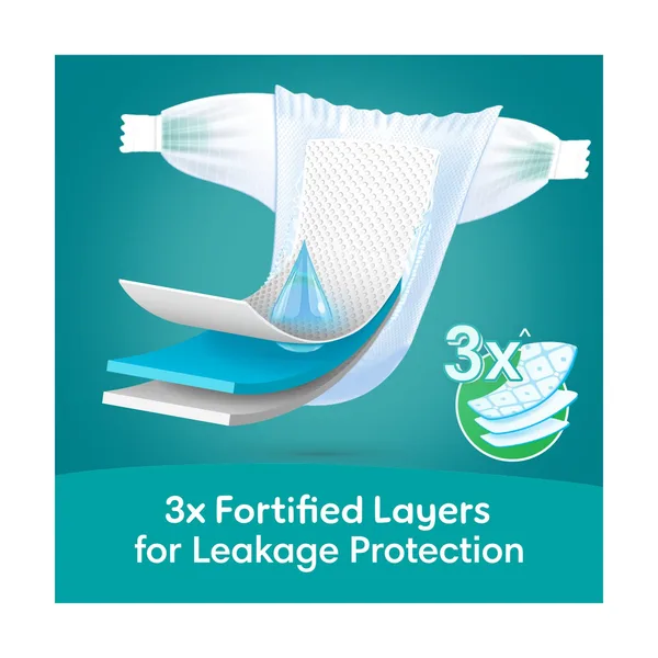 Pampers Rash Protection Taped Diapers, Size 1, 2-5kg, Jumbo Pack, 66 pcs (4)