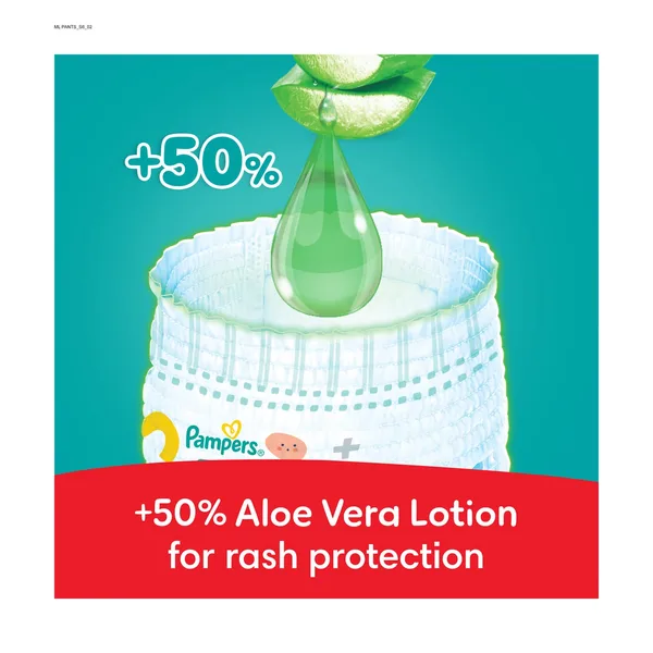 بامبرز كلوت 34 حفاضة حجم 6 حماية من تسلخات مع كريم صبار (4)