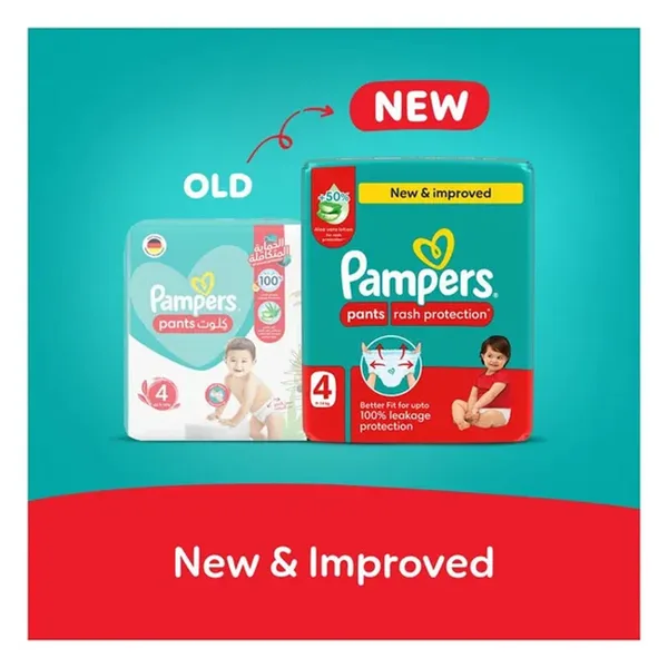 Pampers Rash Protection Diaper Pants With Aloe Vera Size 6, 16+kg 68 pcs (7)