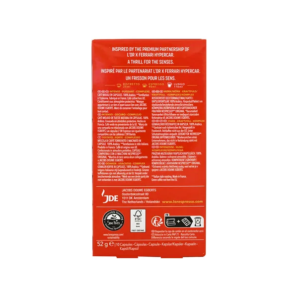 L'OR Espresso Imola Ristretto Intensity 12 Coffee Capsules 10 pcs (2)