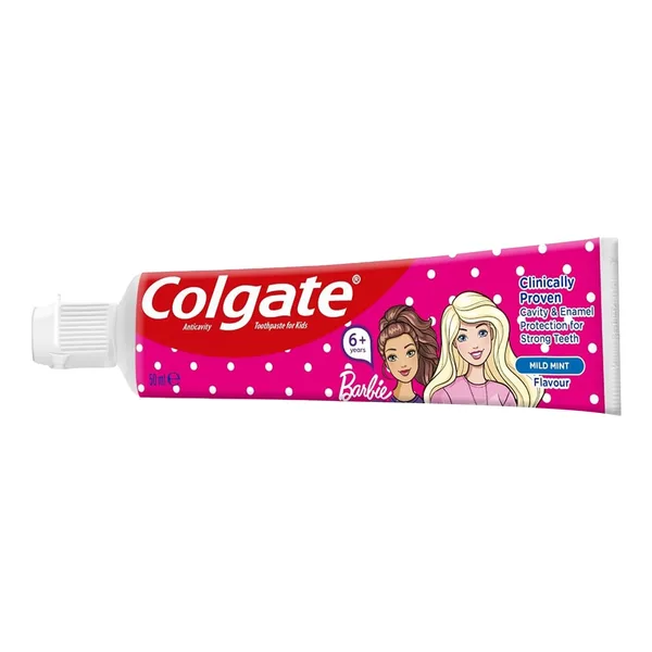 Colgate Kids Girls Fluoride Toothpaste 6+ Barbie 50 ml (2)