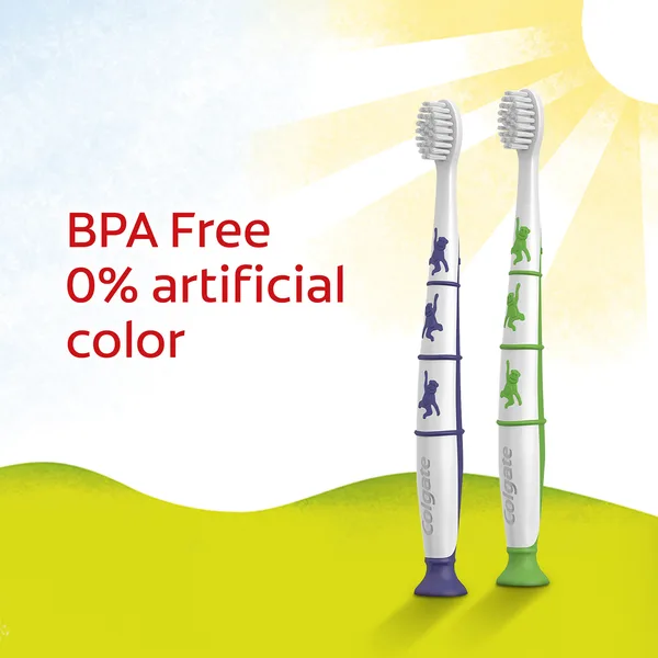 Colgate BPS Free Extra Soft For 2+ Years Kids Toothbrush Assorted Colour 2 pcs (5)