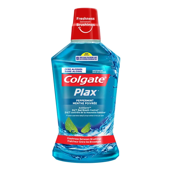 Colgate Plax Peppermint Mint Mouth Wash Value Pack 2 x 500 ml (2)