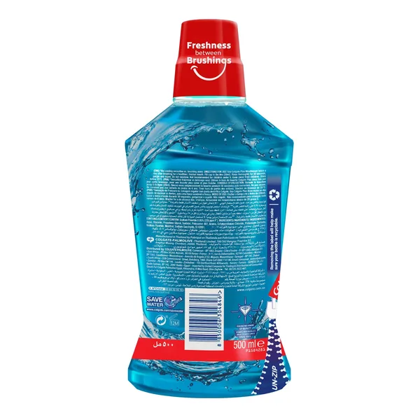 Colgate Plax Peppermint Mint Mouth Wash Value Pack 2 x 500 ml (3)