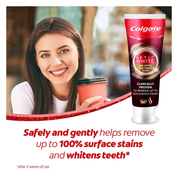 Colgate Optic White Toothpaste for Coffee Tea and Tobaco Users 75 ml (3)