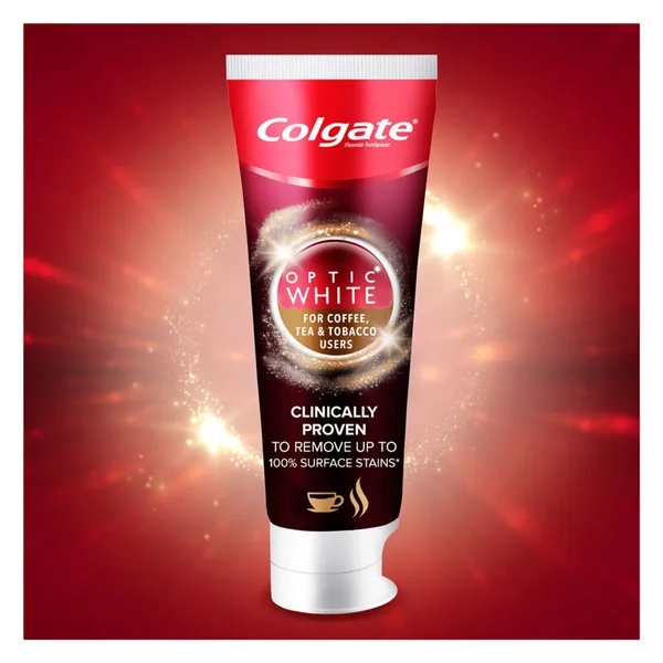 Colgate Optic White Toothpaste for Coffee Tea and Tobaco Users 75 ml (6)