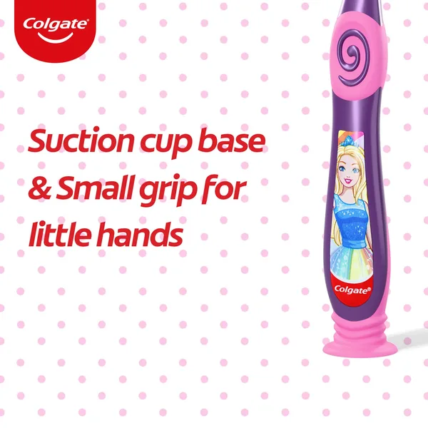 Colgate Barbie Kids Toothbrush Extra Soft For 2-5 Years Assorted Colours 1 pc (2)