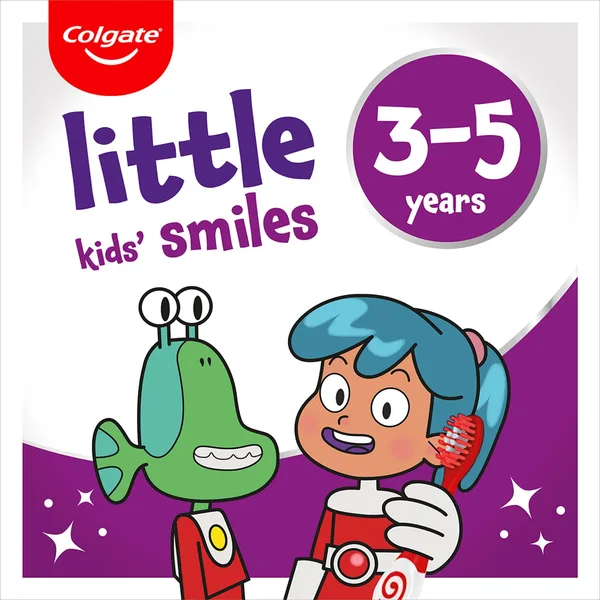 Colgate Little Smiles Kids Toothbrush Soft For3-5 Years Assorted Colours 2 pcs (2)