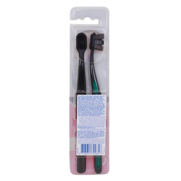 Colgate Charcoal Whitening Toothbrush Soft Black 2 pcs (2)