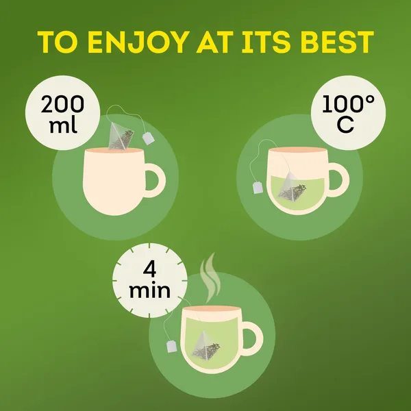 Lipton Green Tea Pure Envelope 50 Teabags (6)