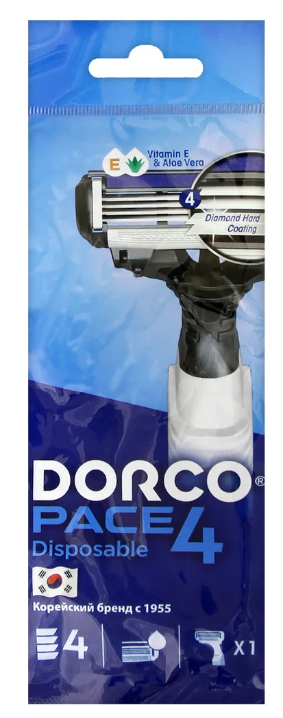 Dorco Pace 4 Disposable Shaving Razor
