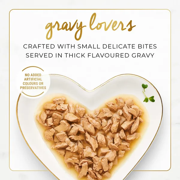 Purina Fancy Feast Gravy Lovers Ocean Whitefish & Tuna Feast In Sauteed Seafood Cat Food 85 g (3)