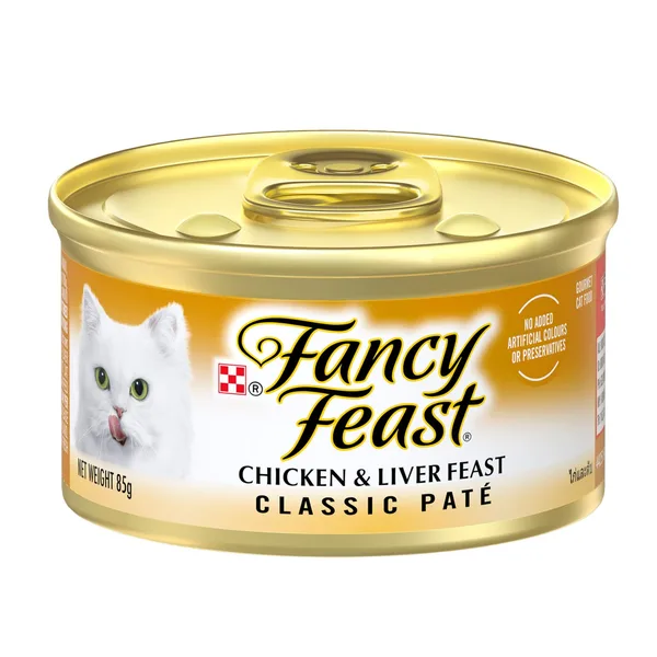 Purina Fancy Feast Classic Pate Chicken & Liver Feast 85 g (7)