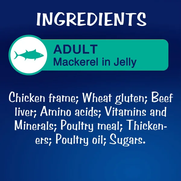 Purina Felix Adult Cat With Mackerel In Jelly 85 g (9)