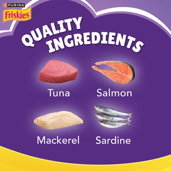 Purina Friskies Surfin Favourites Dry Cat Food 400 g (12)