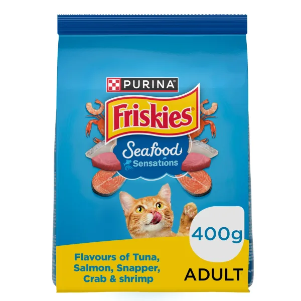 Purina Friskies Seafood Sensation Cat Food 400 g (2)