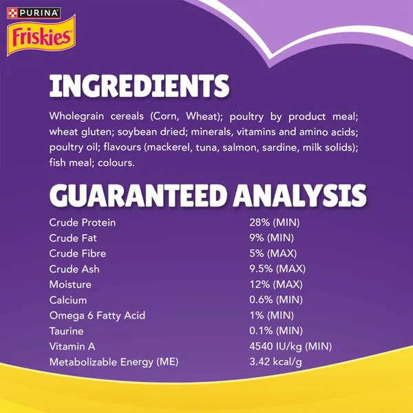 Purina Friskies Surfin Favourites Dry Cat Food 1 kg (5)