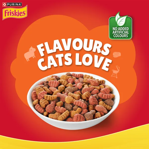 Purina Friskies Meaty Grill Cat Food 1 kg (3)