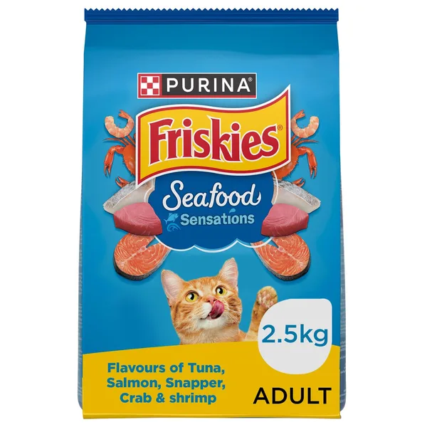 Purina Friskies Seafood Sensation Cat Food 2.5 kg (2)