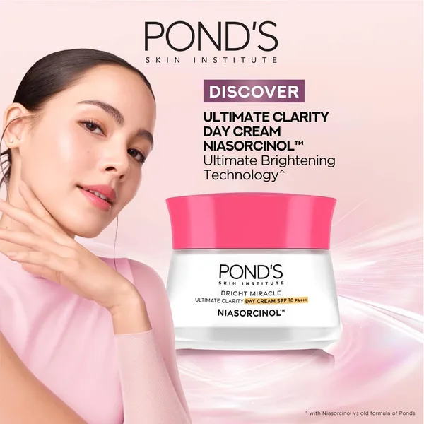 Pond's Bright Miracle Ultimate Clarity Day Cream SPF 30 PA+++ Niasorcinol 50 g (4)
